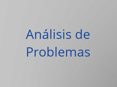 Análisis de problemas