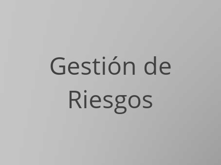 Gestión de riesgos